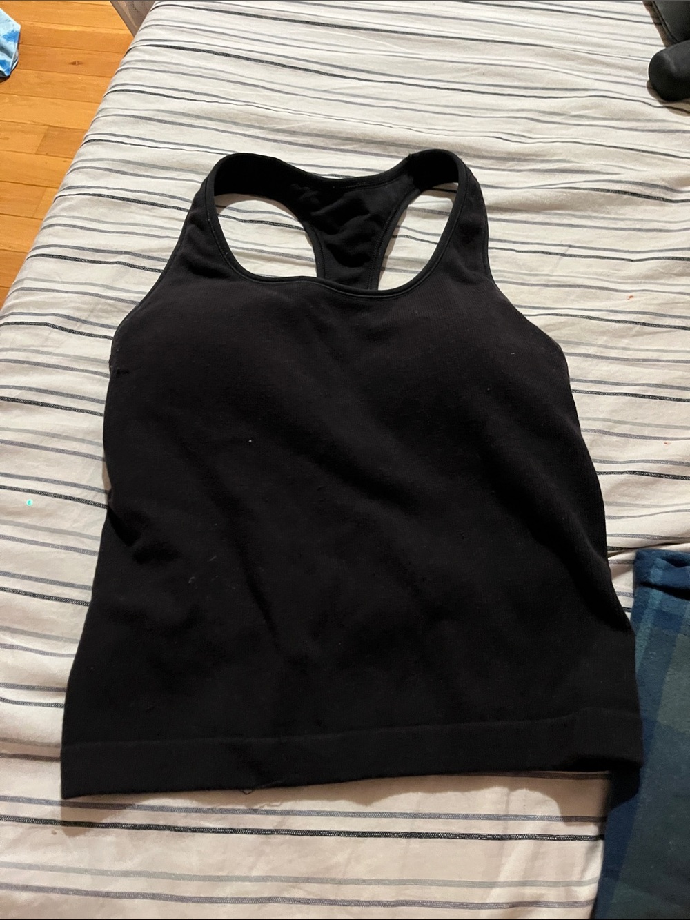 all in motion Black Racerback Tank Top - Women's Athletic Layering Tee